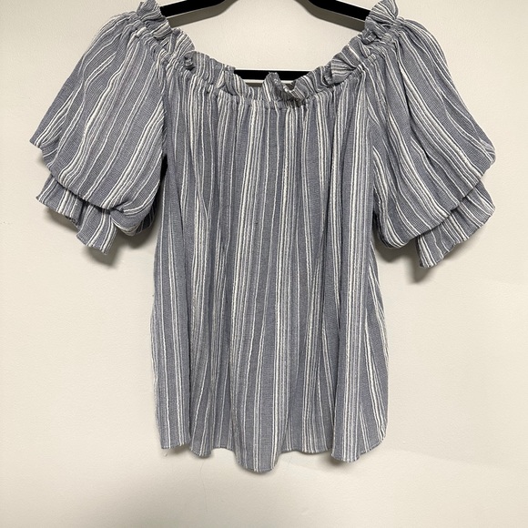 Love Shack Fancy Striped Top - Picture 2 of 5